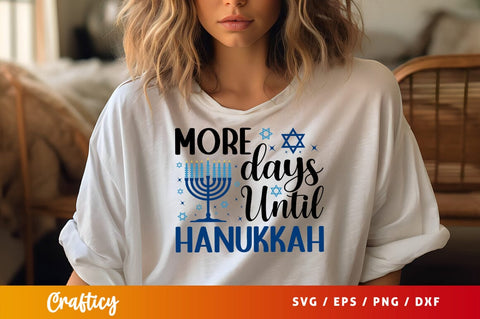 More days until hanukkah Svg Design SVG Designangry 