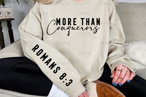 More than conquerors Sleeve SVG Design SVG Designangry 