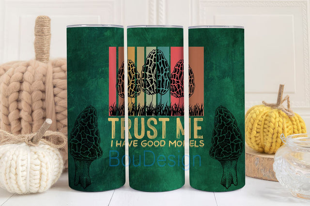 Morels Mushrooms, 20oz Skinny Tumbler, Sublimation Design Templates, Straight PNG Digital Download, Sublimation Template Sublimation BouDesign 
