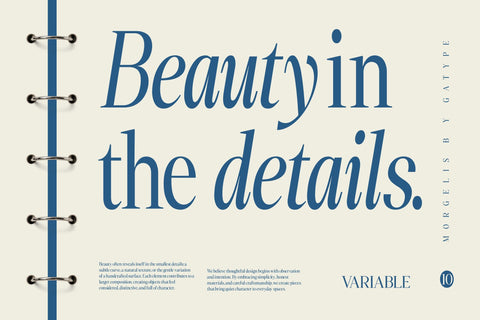 Morgelis Font gatype 