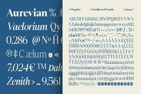 Morgelis Font gatype 