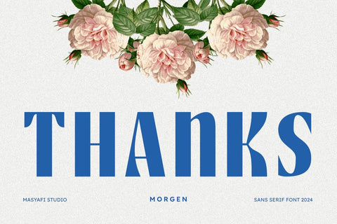 Morgen - Vintage Sans Serif Font Font Masyafi Studio 