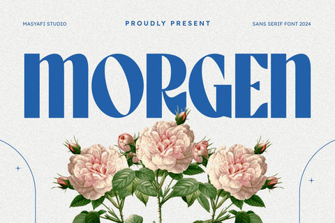 Morgen - Vintage Sans Serif Font Font Masyafi Studio 