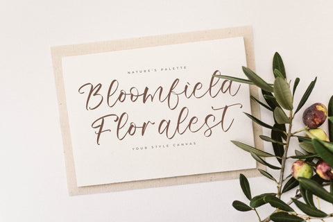 Morietta Garden - Modern Handwritten Script Font Letterena Studios 