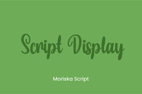 Moriska Font ahweproject 