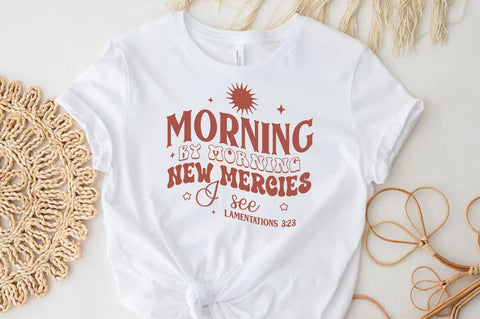 Morning by morning new mercies SVG, Jesus Tshirt SVG FiveStarCrafting 