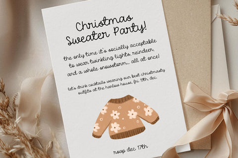 Morning Glow Font Cotton White Studio 