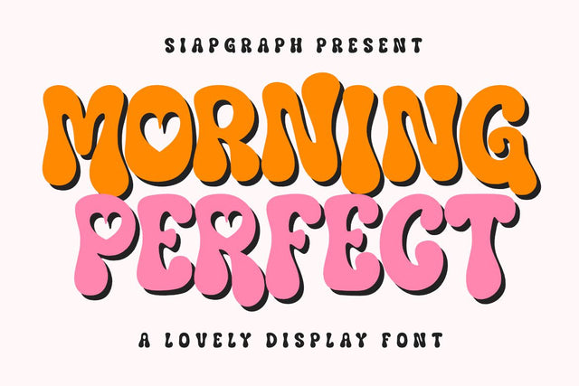 Morning Perfect - Retro Lovely Font SVG Masyafi Studio 