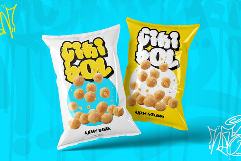 Morp Caps - A Chubby Layered Graffiti Font Font Mozzatype 