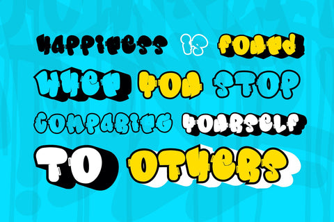 Morp Caps - A Chubby Layered Graffiti Font Font Mozzatype 