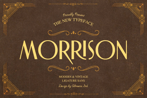 Morrison - Ligature Sans Font studioalmeera 