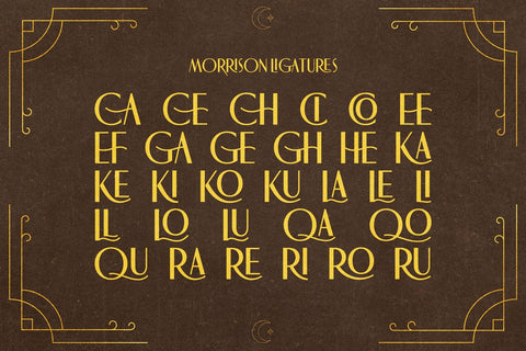 Morrison - Ligature Sans Font studioalmeera 