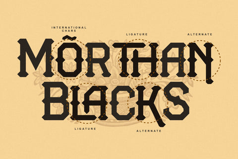 Morthan Blacks Display Typeface Font Storytype Studio 