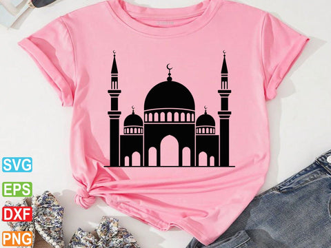 Mosque Svg, Islamic Svg, Ramadan Svg, Mosque Wall Decor SVG artprintfile 