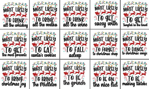 Most Likely And Custom Christmas Shirt, Christmas Funny Shirt, Family Shirt, Christmas Custom Shirt, Christmas Funny Tee, Group SVG BB Type Studios 