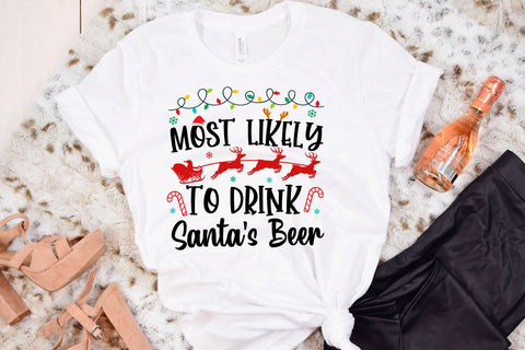 Most Likely And Custom Christmas Shirt, Christmas Funny Shirt, Family Shirt, Christmas Custom Shirt, Christmas Funny Tee, Group SVG BB Type Studios 