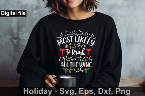 Most likely Christmas bundle2, Christmas svg bundle, Christmas Santa svg, Hello December svg, Merry Christmas svg, svg,Christmas holiday svg SVG Isabella Machell 