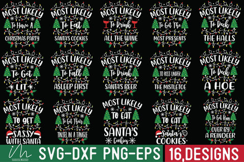 Most likely Christmas bundle2, Christmas svg bundle, Christmas Santa svg, Hello December svg, Merry Christmas svg, svg,Christmas holiday svg SVG Isabella Machell 