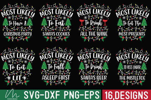 Most likely mega bundle, Funny Christmas svg bundle, Christmas Santa svg, Merry Christmas svg, svg, Christmas holiday svg, Winter svg, Snow SVG Isabella Machell 