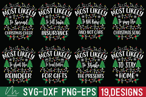 Most likely mega bundle, Funny Christmas svg bundle, Christmas Santa svg, Merry Christmas svg, svg, Christmas holiday svg, Winter svg, Snow SVG Isabella Machell 