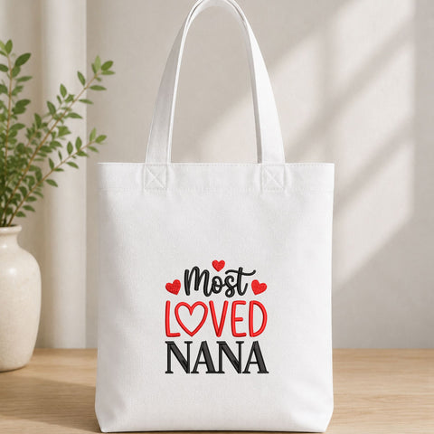 Most Loved Nana Machine Embroidery Design – Nana Heart Quote Embroidery File, Grandma Gift Design Embroidery/Applique DESIGNS PatternFeed8 