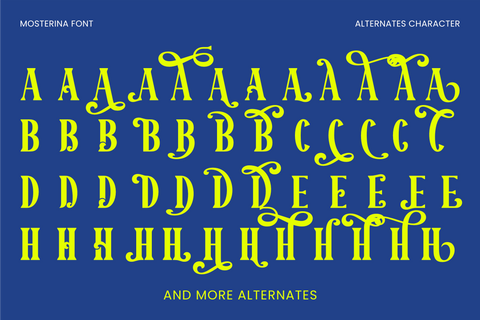 Mosterina Font ahweproject 