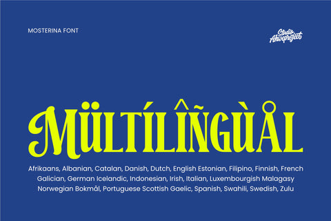 Mosterina Font ahweproject 