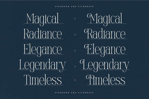 Mostlight - Modern Alternate Serif Font Letterena Studios 