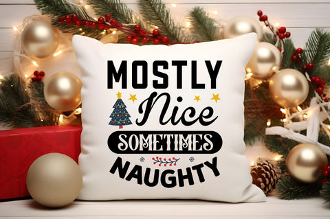 mostly nice sometimes naughty SVG Design SVG Regulrcrative 