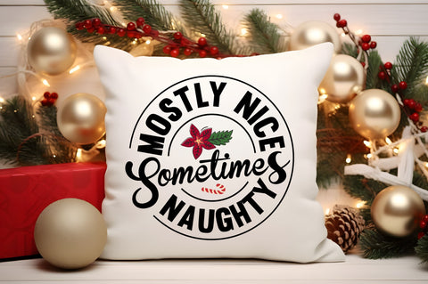 mostly nice sometimes SVG Design SVG Regulrcrative 