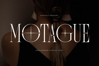 Motague - New Modern Display Font Font Letterena Studios 