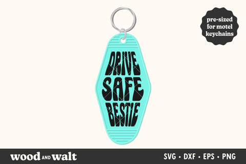 Motel Keychain Vol. 2 SVG Bundle | Retro Keychain Designs SVG Wood And Walt 