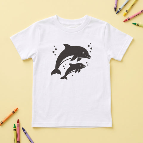 Mother and Baby Dolphins Embroidery Design – Dolphin Family Ocean Animal Machine Embroidery File Embroidery/Applique DESIGNS PatternFeed8 