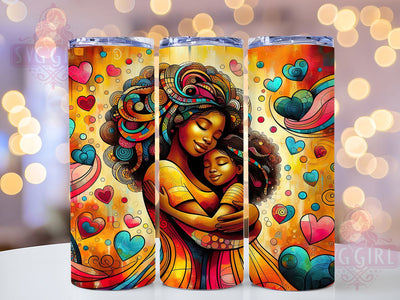 Mother and Daughter Love Tumbler, Mother and Child Wrap, Family Love Cup Design, 20oz Sublimation Wrap, Mom and Child Tumbler, Heartwarming Family Cup, Inspirational Motherhood Wrap Sublimation SvggirlplusArt 