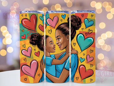 Mother and Daughter Love Tumbler, Mother and Child Wrap, Family Love Cup Design, 20oz Sublimation Wrap, Mom and Child Tumbler, Heartwarming Family Cup, Inspirational Motherhood Wrap Sublimation SvggirlplusArt 