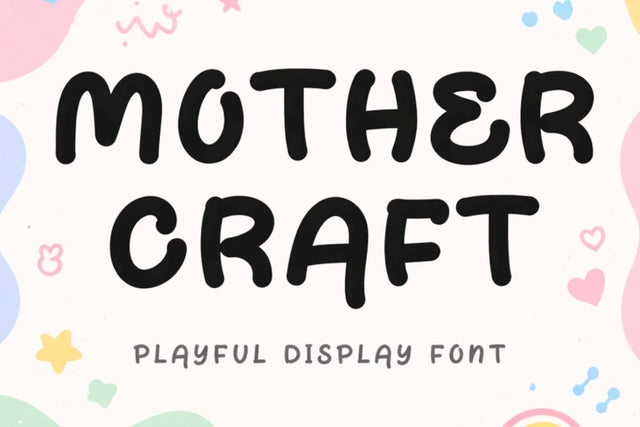 Mother Craft Font Prasetya Letter 