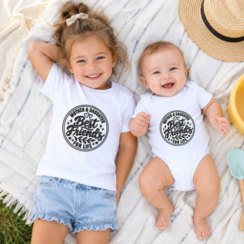 Mother Daughter Best Friends Embroidery Design – Best Friends for Life Machine Embroidery File, Mom Daughter Gift Embroidery/Applique DESIGNS PatternFeed8 