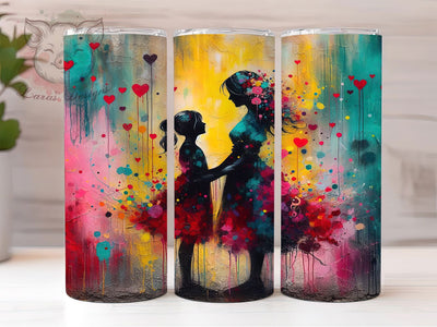 Mother-Daughter Love Bond Tumbler, Mother's Day Tumbler, Family Bond Design, Mom Life Cup, Daughter Present, Parent Child Gift, Mother Love Design Sublimation Lara' s Designs 