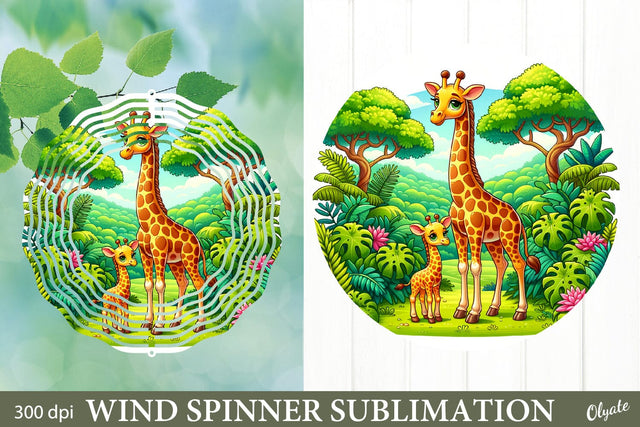 Mother Day Wind Spinner Sublimation PNG. Mom and Baby PNG Sublimation Olga Terlyanskaya 