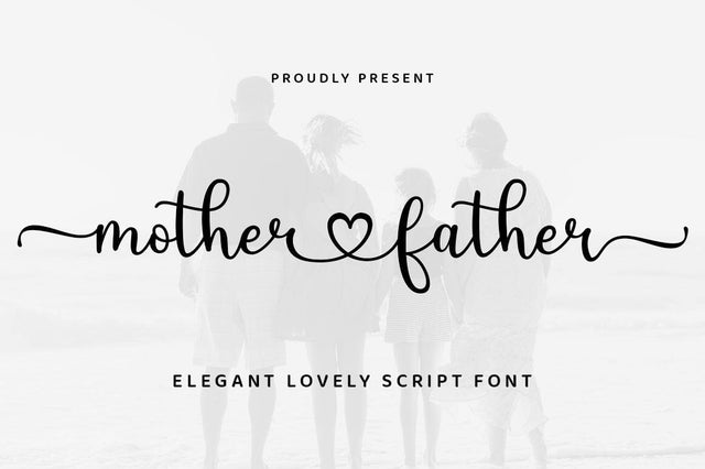 Mother Father Script Font muhammadzeky 