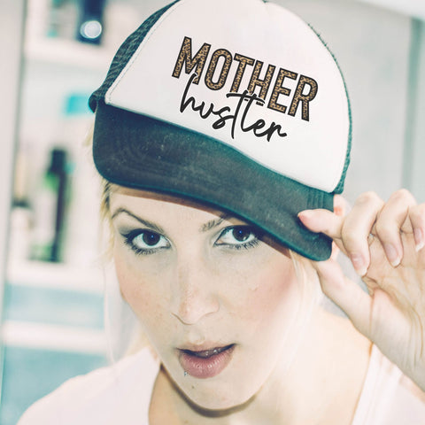 Mother Hustler PNG | Mom Boss Sublimation Design | Empowering Motherhood Quote Sublimation So Fontsy VIP Design Shop 