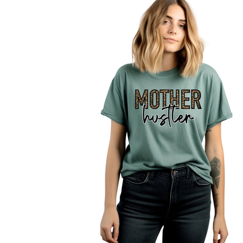 Mother Hustler PNG | Mom Boss Sublimation Design | Empowering Motherhood Quote Sublimation So Fontsy VIP Design Shop 