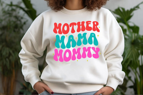 Mother Mama Mommy I Mother's Day Sublimation I Mom Shirt PNG Sublimation Happy Printables Club 