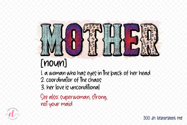 Mother - Mother's Day Sublimation Sublimation CraftLabSVG 