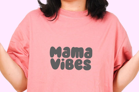 Mother Summer - Cute Pretty Bubble Font Font Masyafi Studio 