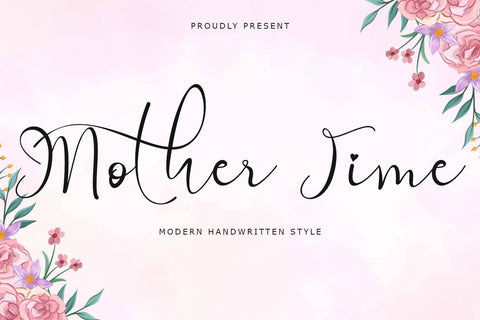 Mother Time Font Prasetya Letter 