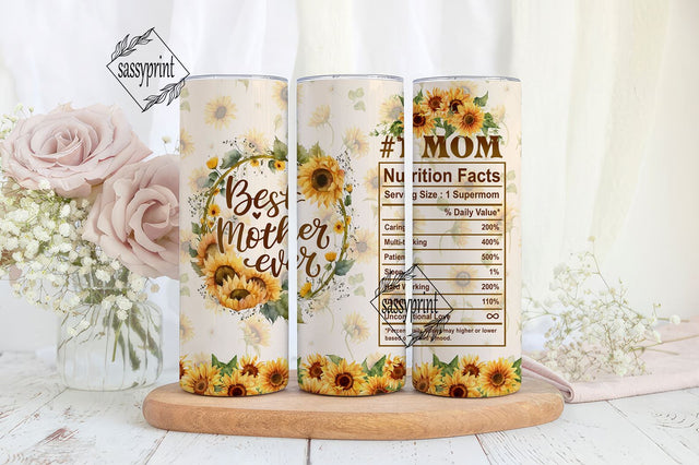Mother Tumbler 20oz Best Mother Ever Gift Stainless Steel Insulated Tumblers Coffee Travel Mug Sublimation sassyprint 