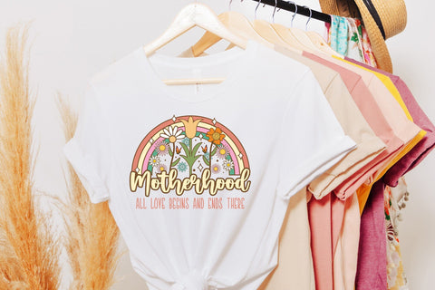 Motherhood - Mother's Day Sublimation Sublimation CraftLabSVG 