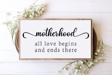 Motherhood SVG | Mothers Day Design SVG CraftLabSVG 