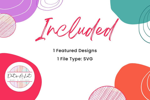 Mother's Day and Birthday Card SVG 3D Paper Dots-A-Lot 